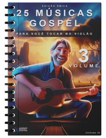 APOSTILA IMPRESSA 25 CIFRAS GOSPEL SIMPLIFICADAS VOLUME 03